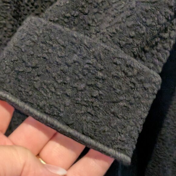 Eva Varro Barcelona Open-Front Jacket Black, size L EUC - Picture 6 of 6